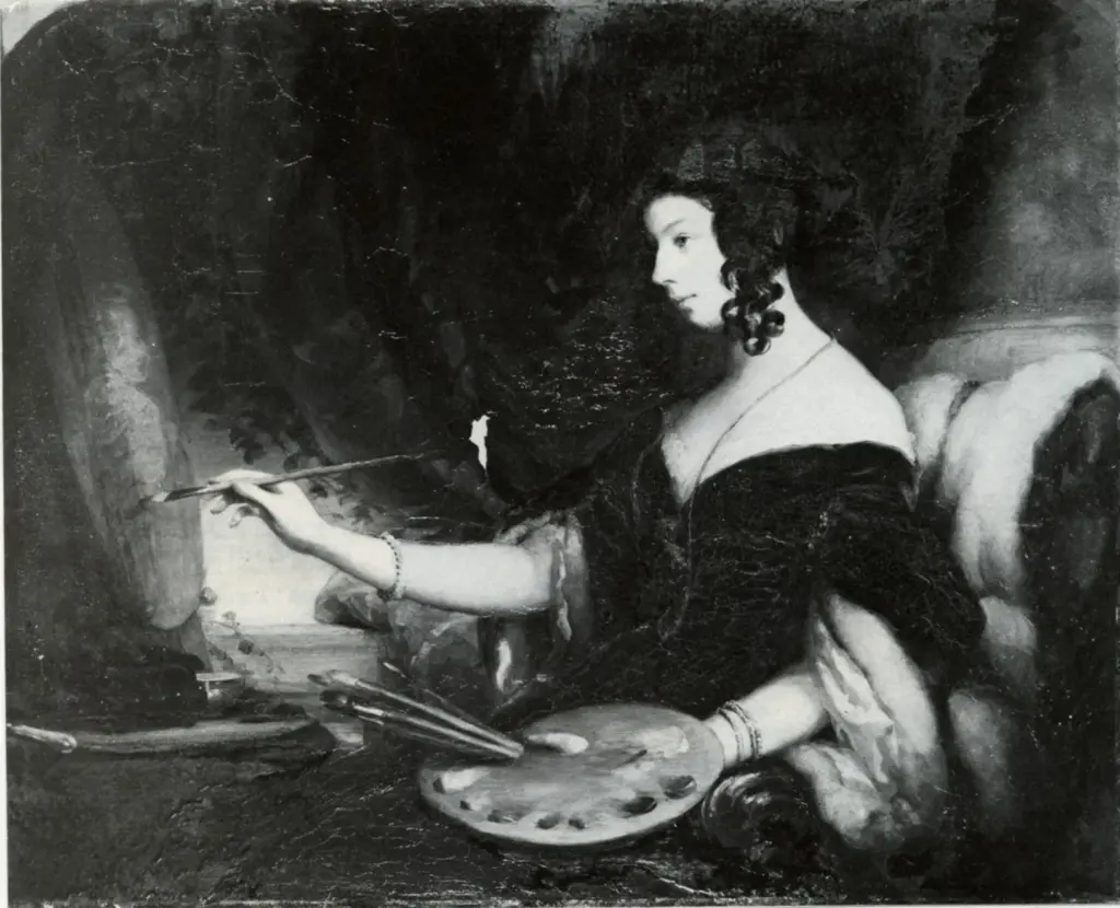 Anonimo , Robertson, James - sec. XIX - Portrait of Mrs Milnes Gaskell , fronte