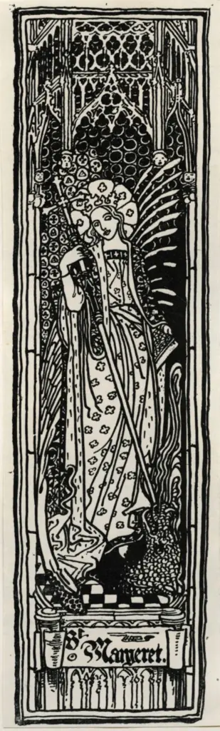 Anonimo , Robinson, Charles - sec. XIX/ XX - Sketch for stained-glass panel , fronte