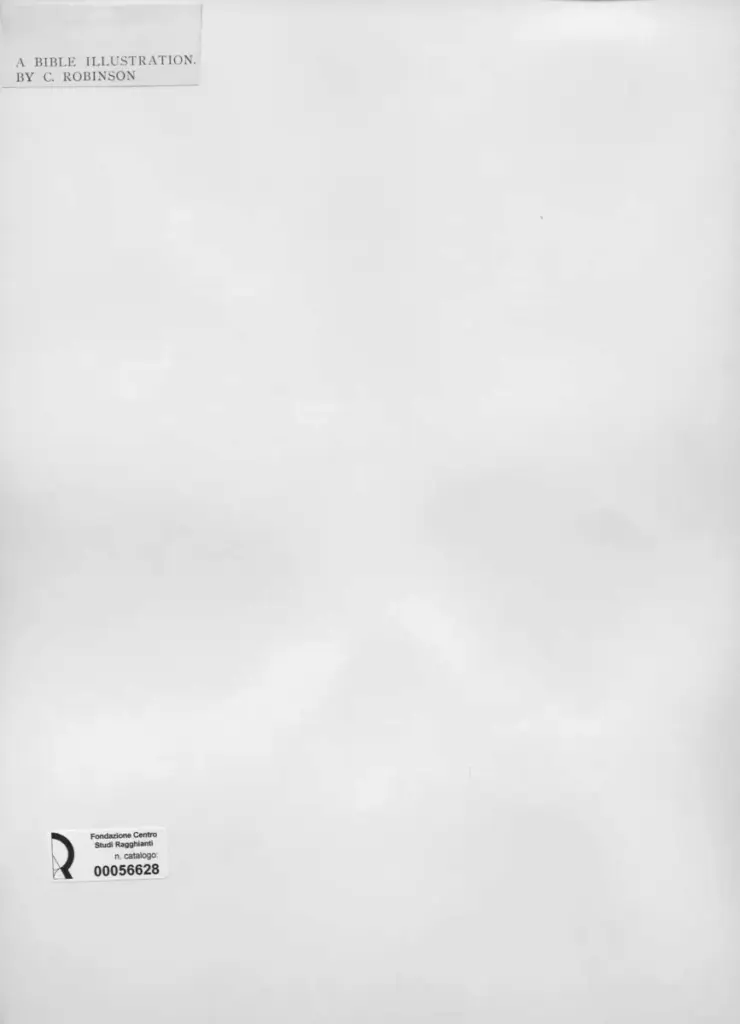 Anonimo , Robinson, Charles - sec. XIX/ XX - A bible illustration , retro