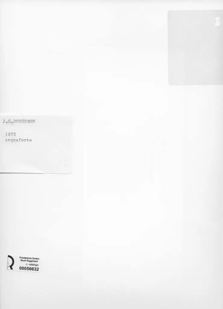 Anonimo , Robinson, J.C. - sec. XIX - Paesaggio , retro