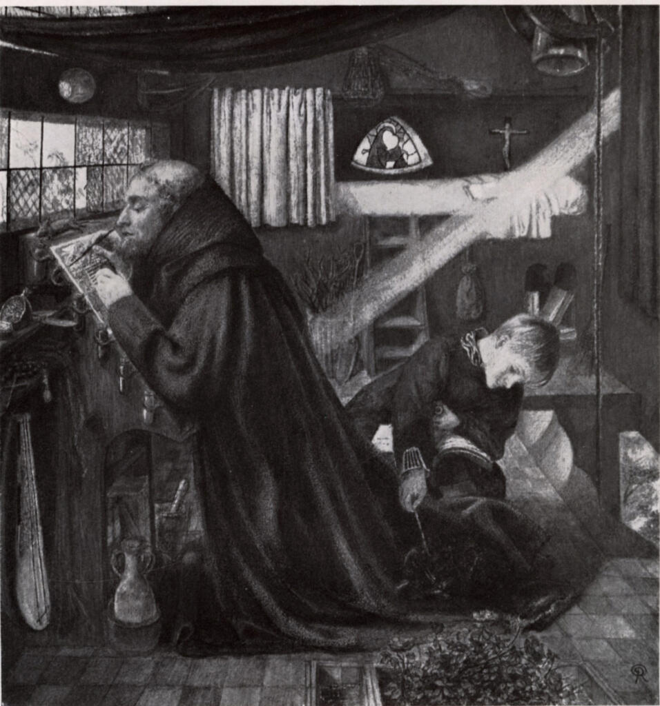 Anonimo , Rossetti, Dante Gabriele - sec. XIX - Fra Pace , fronte