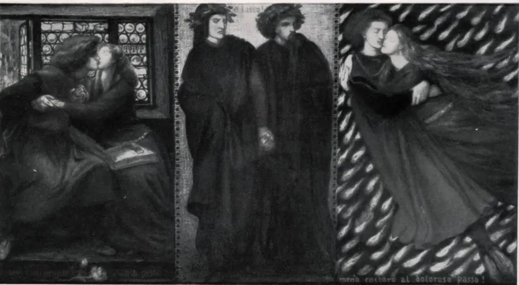 Rossetti, Dante Gabriele , Paolo and Francesca