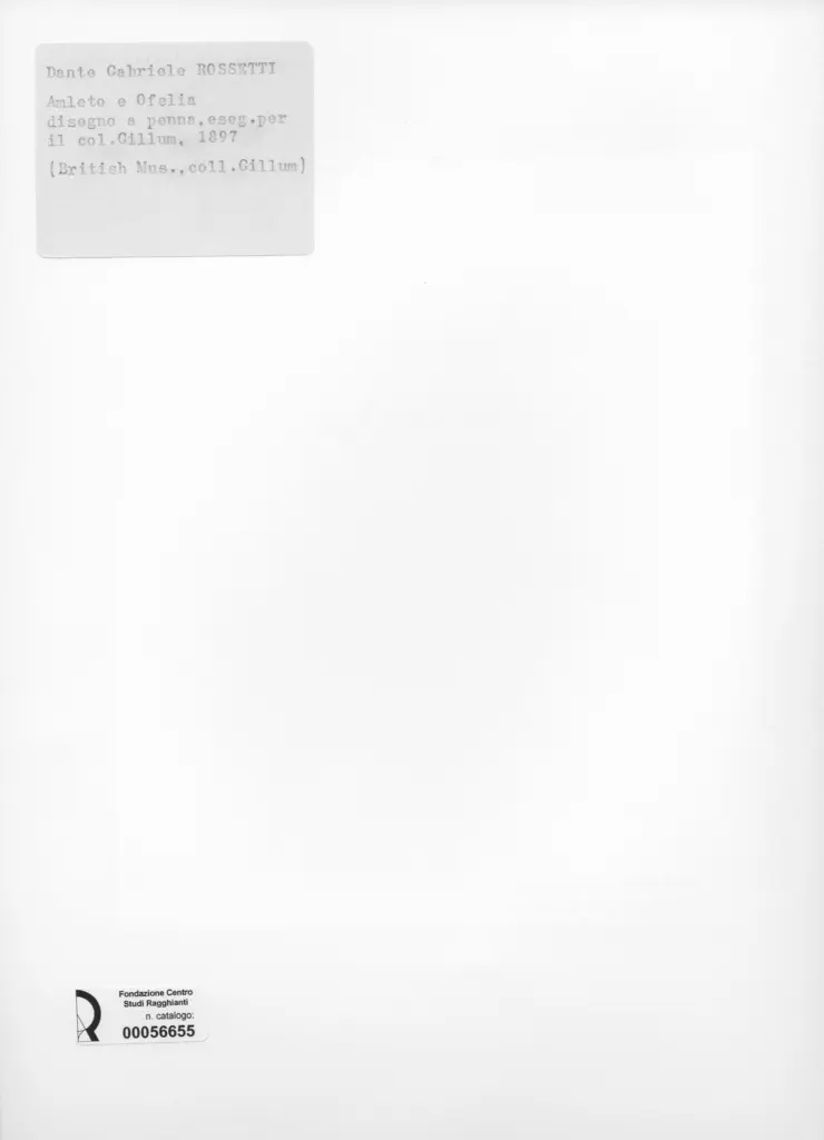 Anonimo , Rossetti, Dante Gabriele - sec. XIX , retro