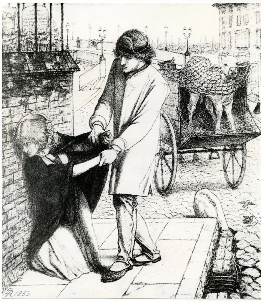 Anonimo , Rossetti, Dante Gabriele , fronte