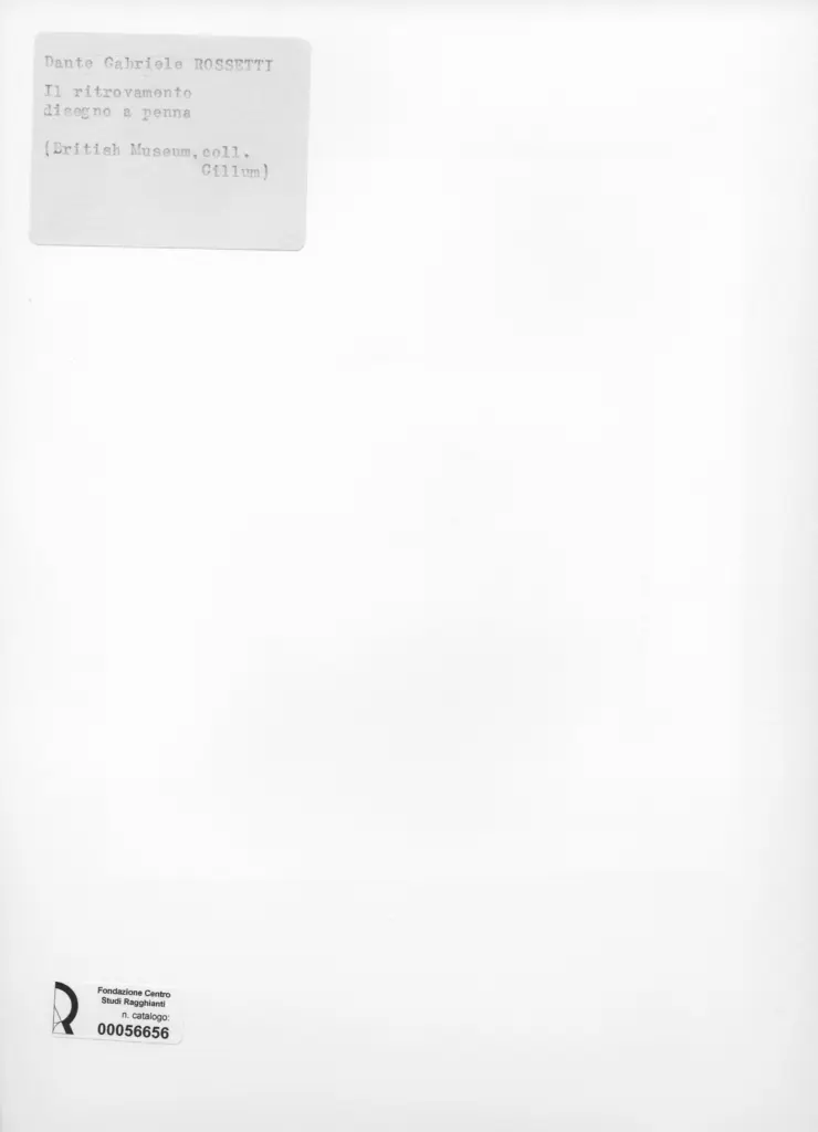 Anonimo , Rossetti, Dante Gabriele , retro