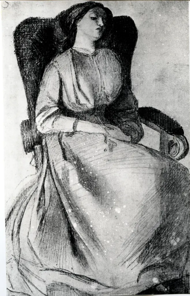 Anonimo , Rossetti, Dante Gabriele , fronte