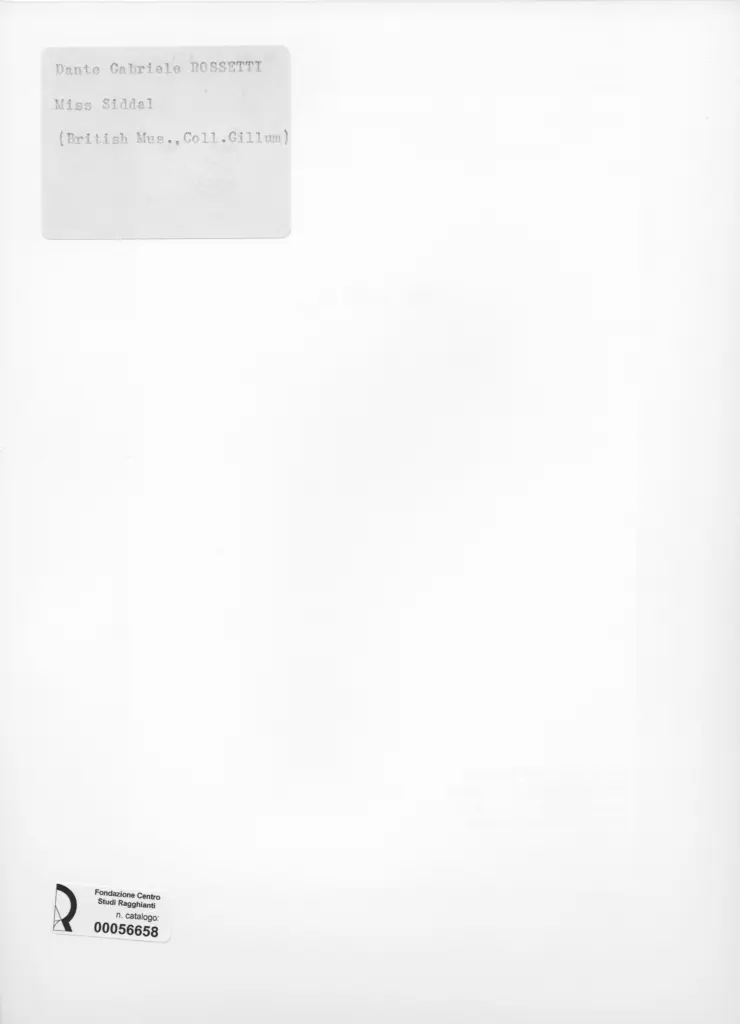 Anonimo , Rossetti, Dante Gabriele , retro
