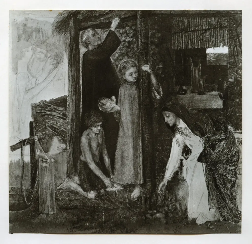 Rossetti, Dante Gabriele , The Passover in the Holy Family