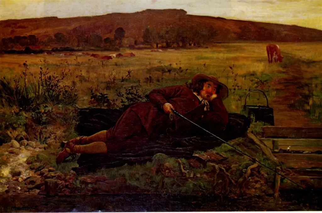 Anonimo , Sadler, Walter Dendy - sec. XIX - A Quiet Man's Recreation , fronte