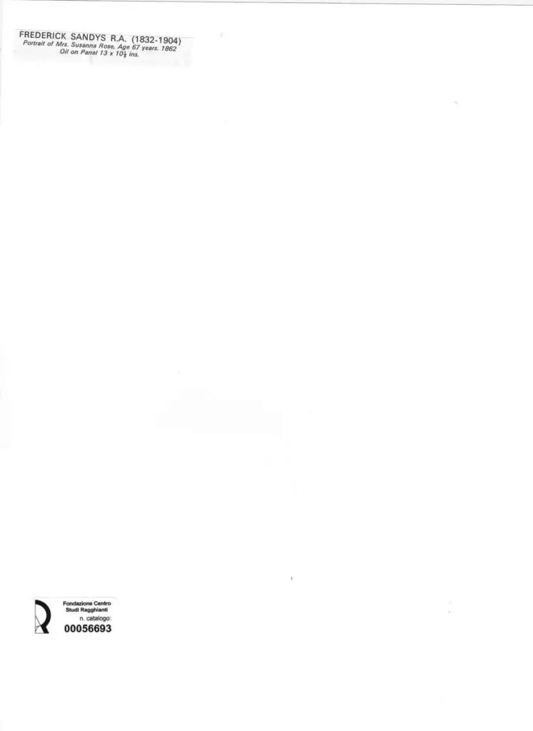 Anonimo , Sandys, Anthony Frederick Augustus - sec. XIX , retro