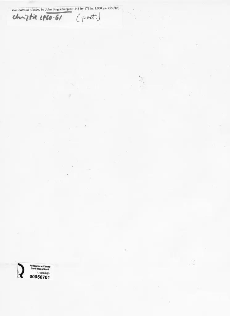 Anonimo , Sargent, John Singer , retro