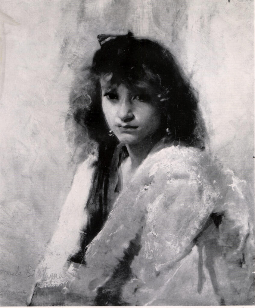 Sargent, John Singer , Portrait Study of a Spanish Girl -