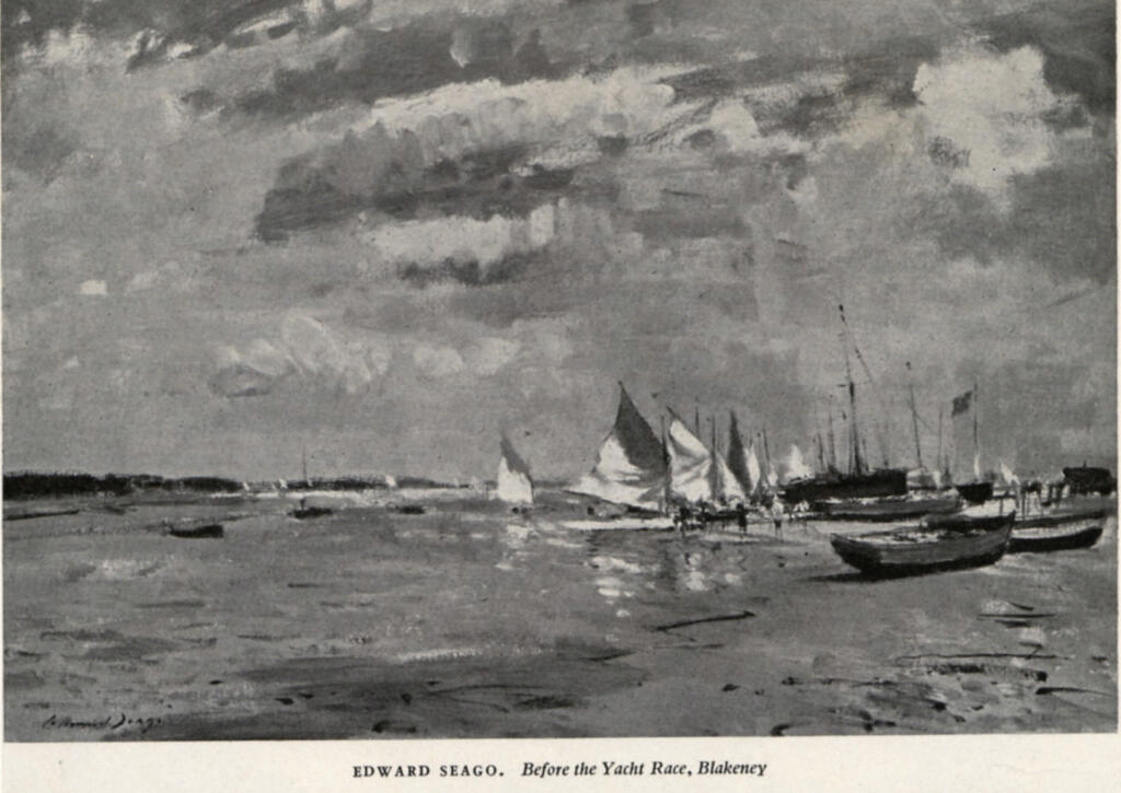 Seago, Edward , Before the Yacht Race, Blakeney -