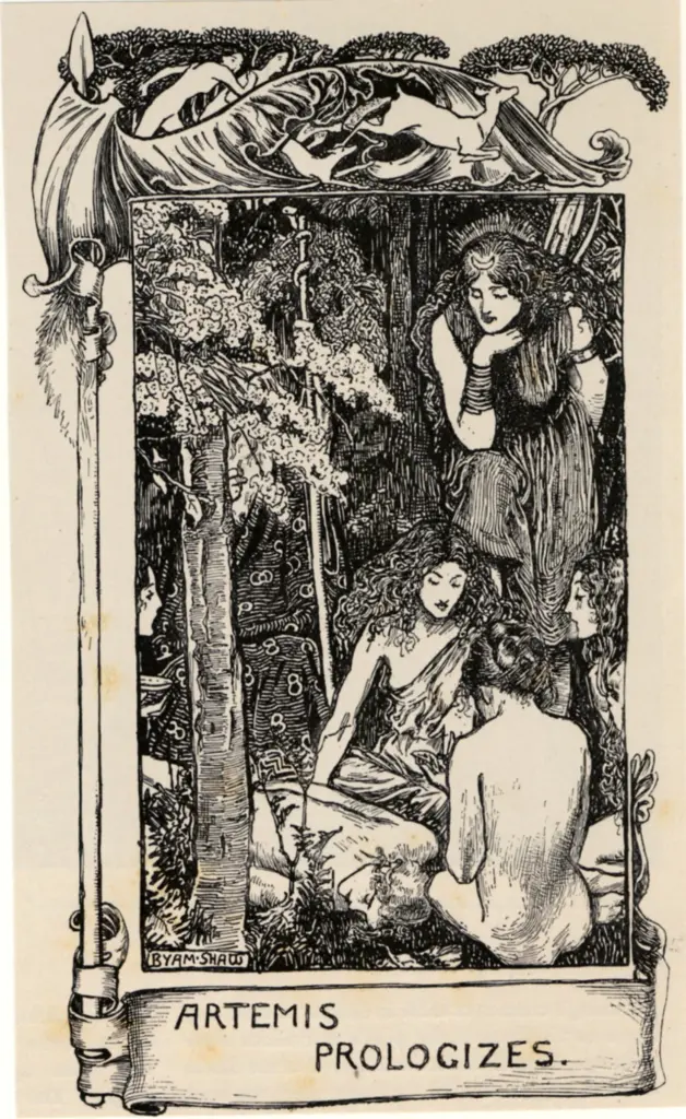 Anonimo , Shaw, Byam Liston - sec. XIX - Artemis Prologizes , fronte