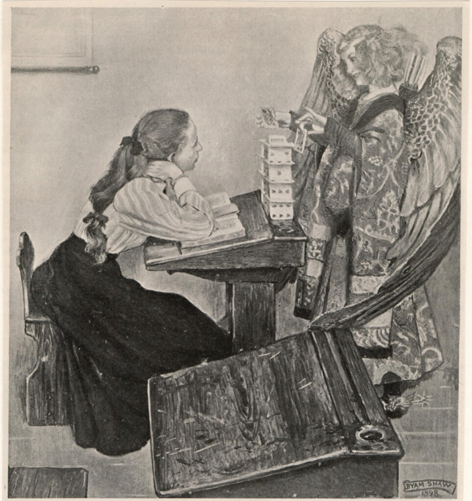 Anonimo , Shaw, Byam Liston - sec. XIX - Love that Wastes our little schoolgirl's time , fronte