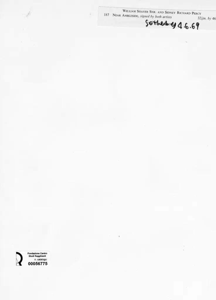 Anonimo , Shayer e Percy, William e Sidney Richard - sec. XIX - Near Ambleside , retro