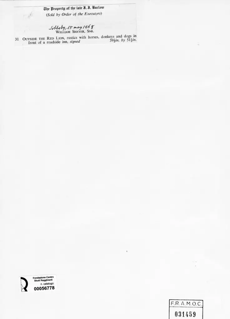 Anonimo, Anonimo , retro