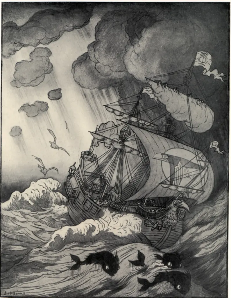 Anonimo , Sime, Sidney Herbert - sec. XX - A Dreamer's Tales , fronte