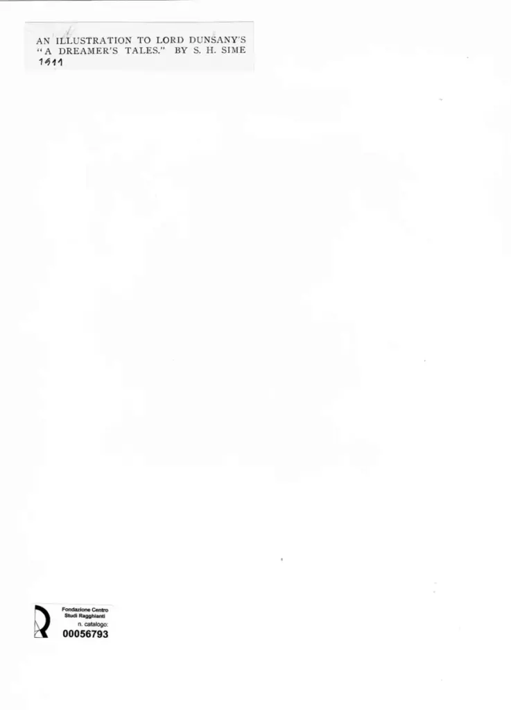 Anonimo , Sime, Sidney Herbert - sec. XX - A Dreamer's Tales , retro