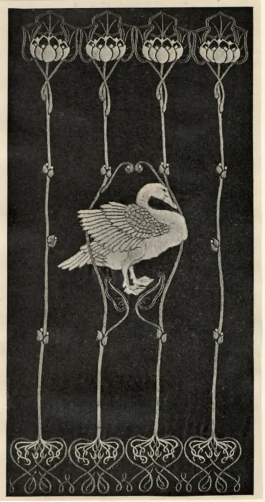 Anonimo , Skoulding -Cann, Eva - sec. XIX - Il cigno bianco , fronte