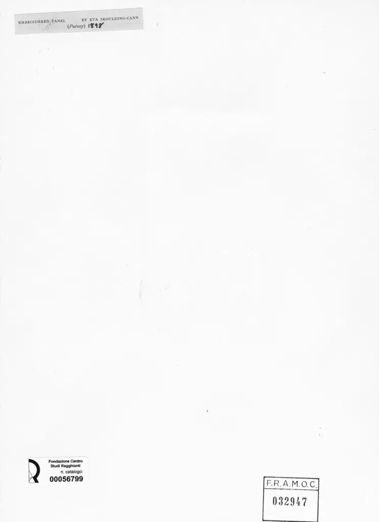 Anonimo , Skoulding -Cann, Eva - sec. XIX - Il cigno bianco , retro