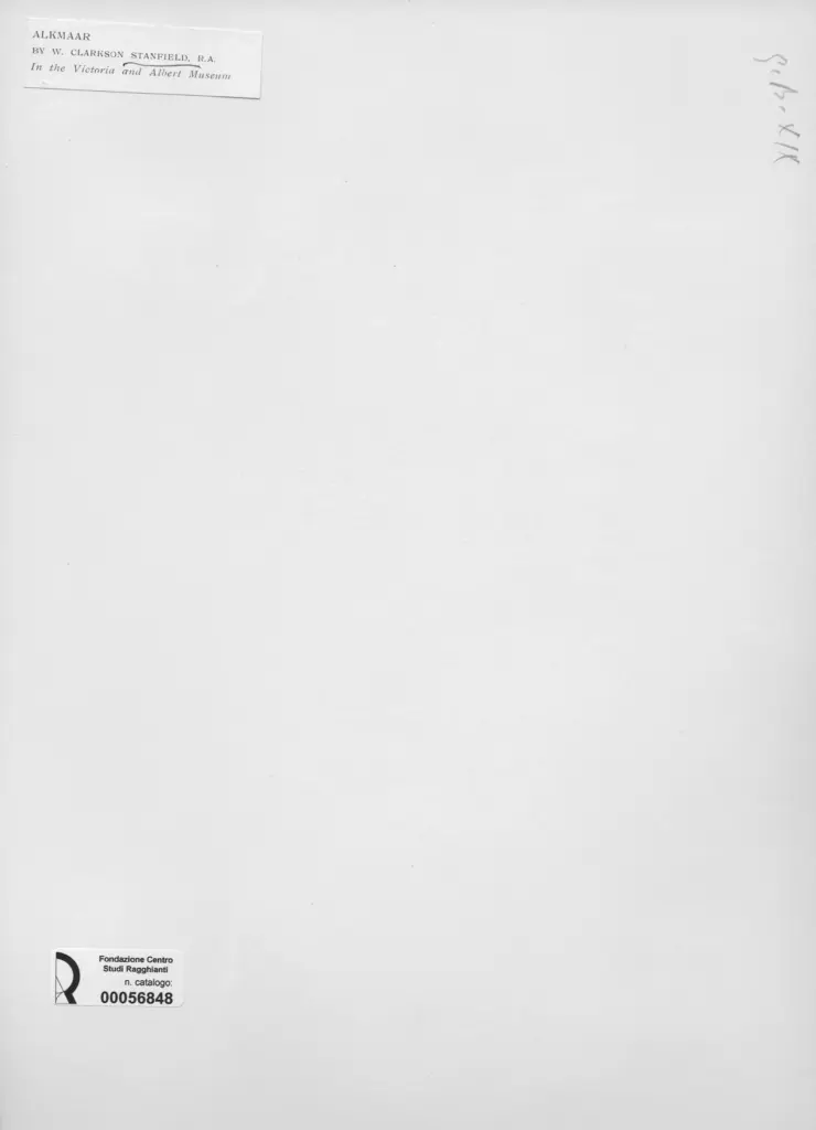 Anonimo , Stanfield, W. Clarkson , retro