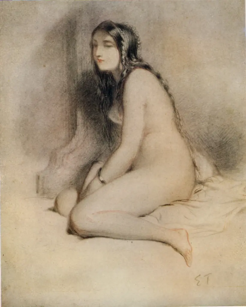 Anonimo , Taylor, Edward - sec. XIX - Nude , fronte