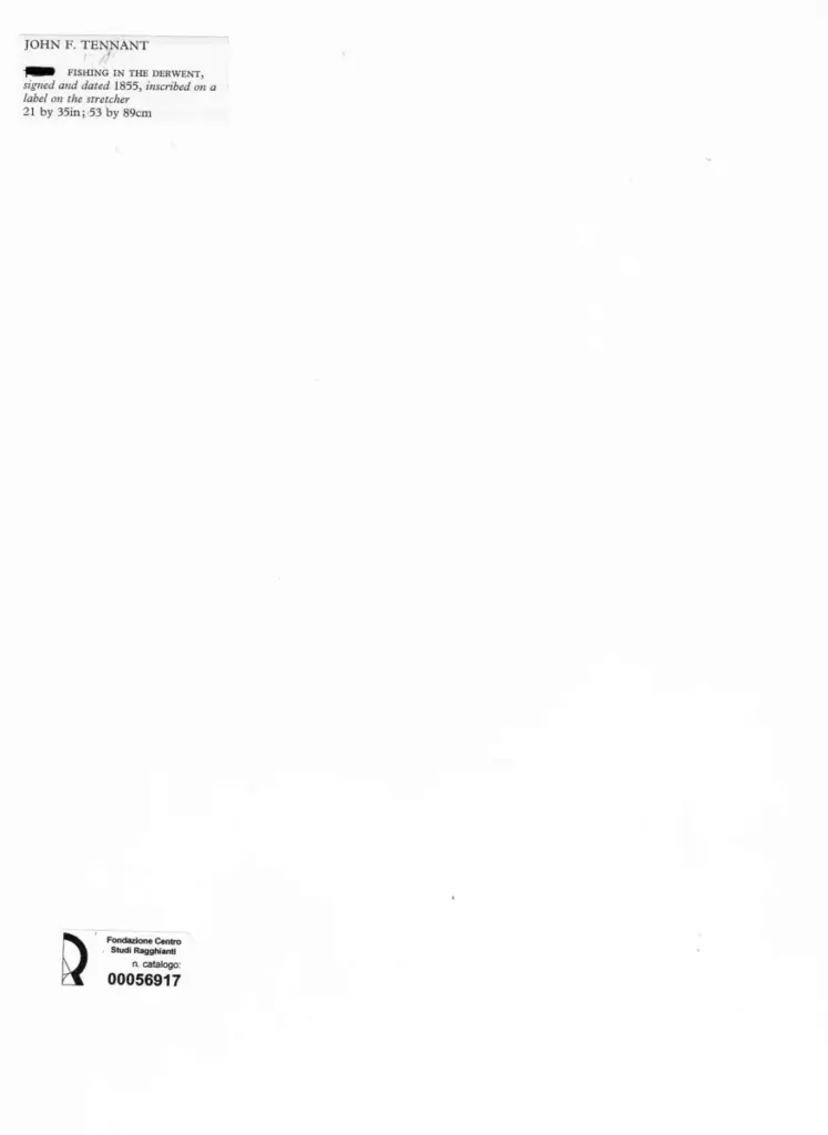 Anonimo , Tennant, John F. - sec. XIX - Fishing in the Derwent , retro