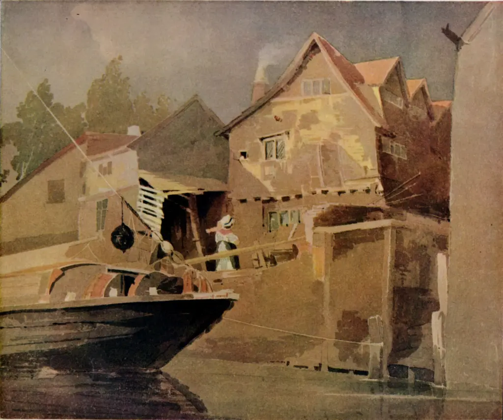 Anonimo , Thirtle, John - sec. XVIII/ XIX - The River at King Street, Norwich , fronte