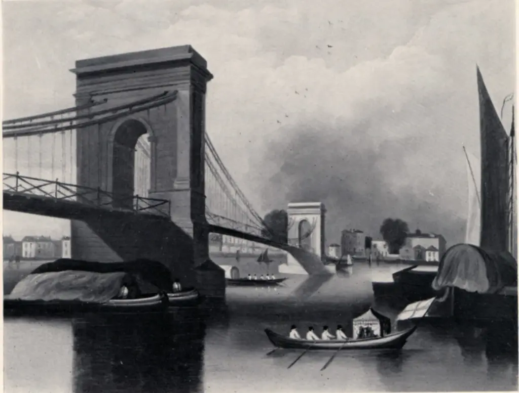 Anonimo , Turner, Daniel - sec. XVIII/ XIX - A View of Hammersmith Bridge , fronte