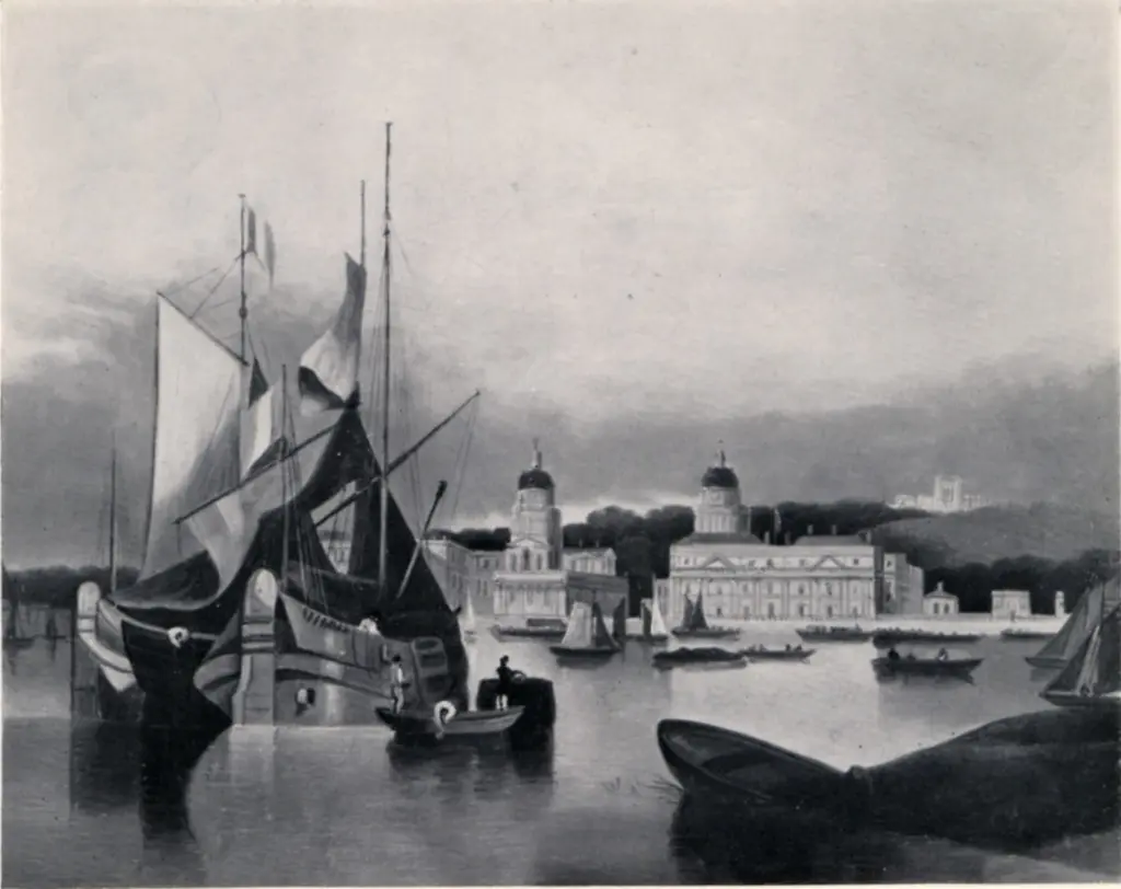 Anonimo , Turner, Daniel - sec. XIX - A View of Greenwich , fronte