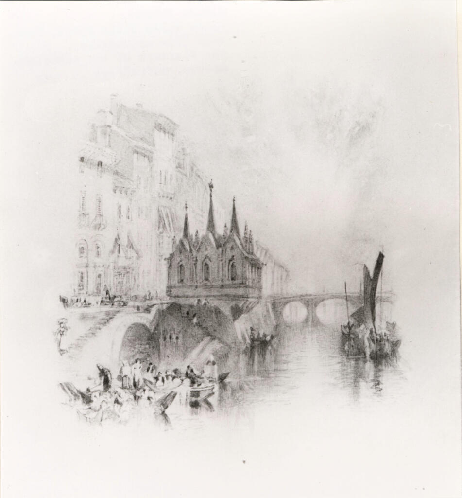 Anonimo , Turner, William - sec. XIX - Santa Maria della Spina, Pisa , fronte