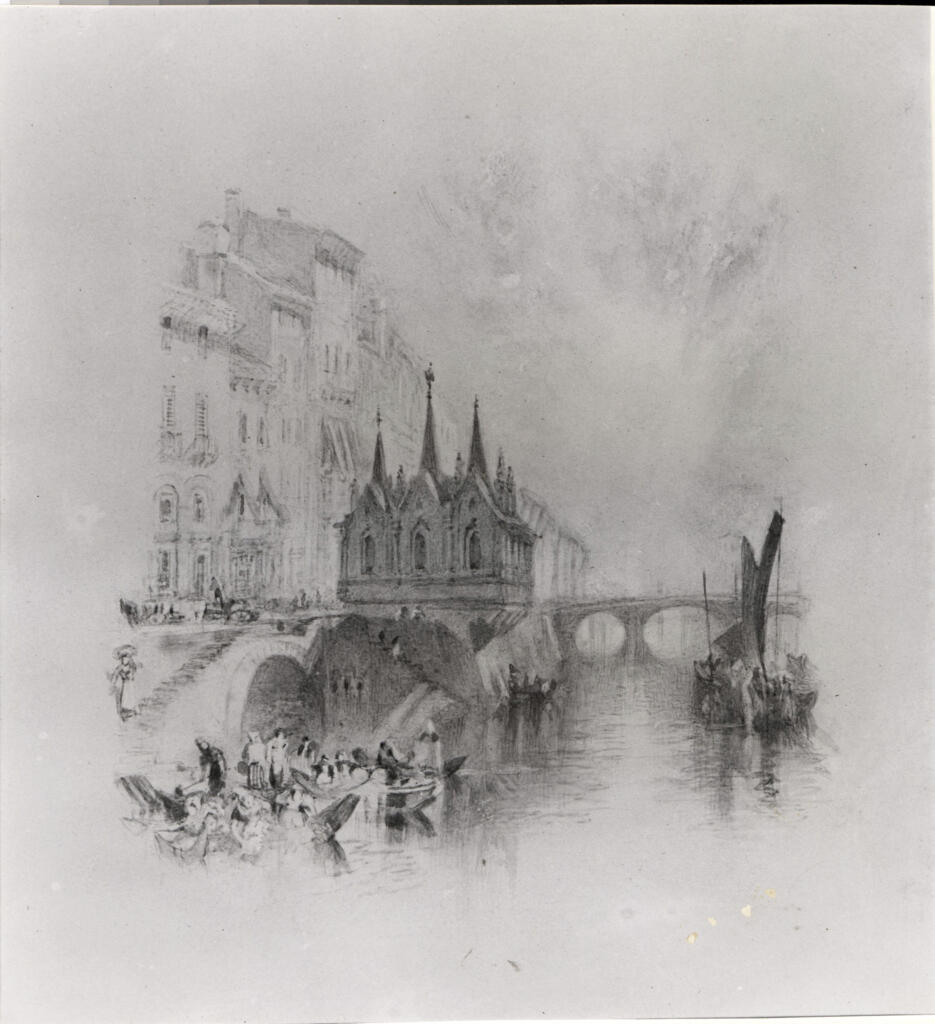 Anonimo , Turner, William - sec. XIX - Santa Maria della Spina, Pisa , fronte