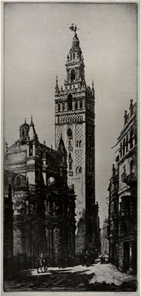 Anonimo , Tushingham, Sidney - sec. XIX/ XX - Giralda Tower, Seville , fronte