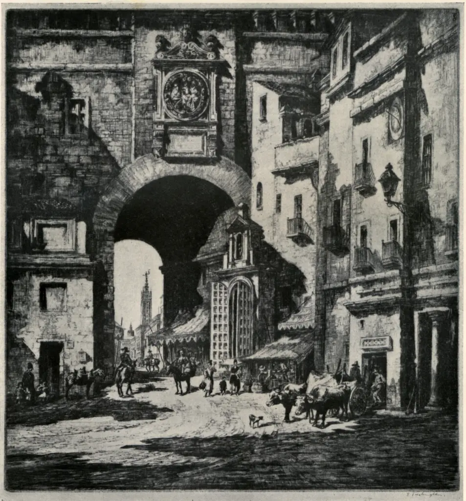 Anonimo , Tushingham, Sidney - sec. XIX/ XX - A Gateway, Seville , fronte