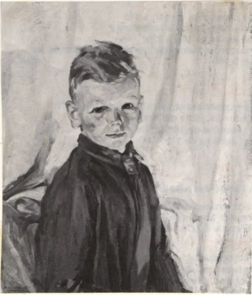 Anonimo , Varley, John - sec. XIX - Ritratto di bambino , fronte