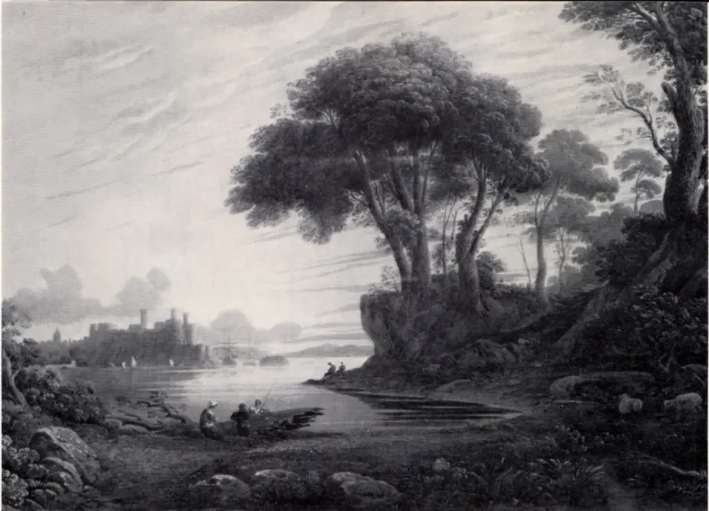 Anonimo , Varley, John - sec. XIX - Paesaggio , fronte