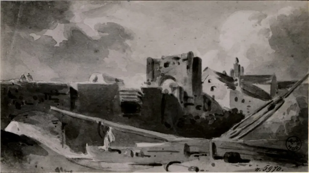 Anonimo , Varley, John - sec. XVIII/ XIX - Paesaggio , fronte