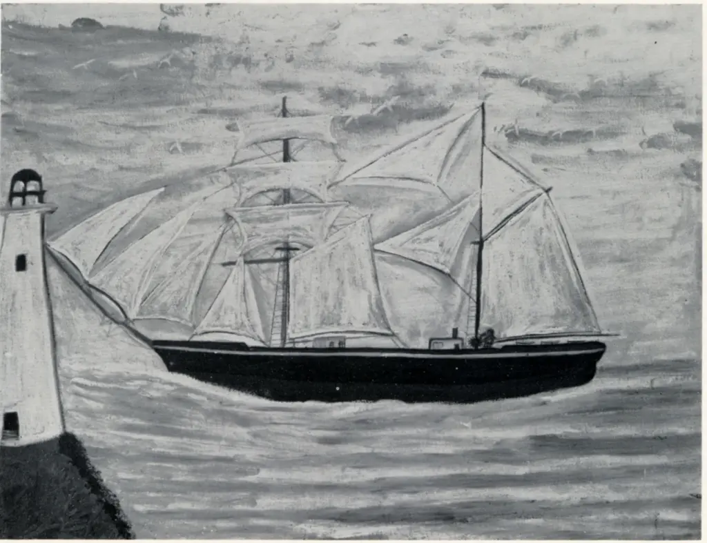 Anonimo , Wallis, Alfred - sec. XIX/ XX - The Schooner , fronte