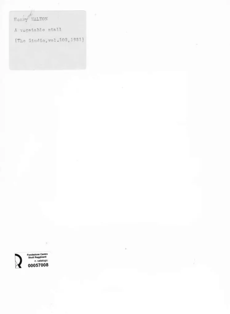 Anonimo , Walton, Henry - sec. XVIII/ XIX - A vegetable stall , retro