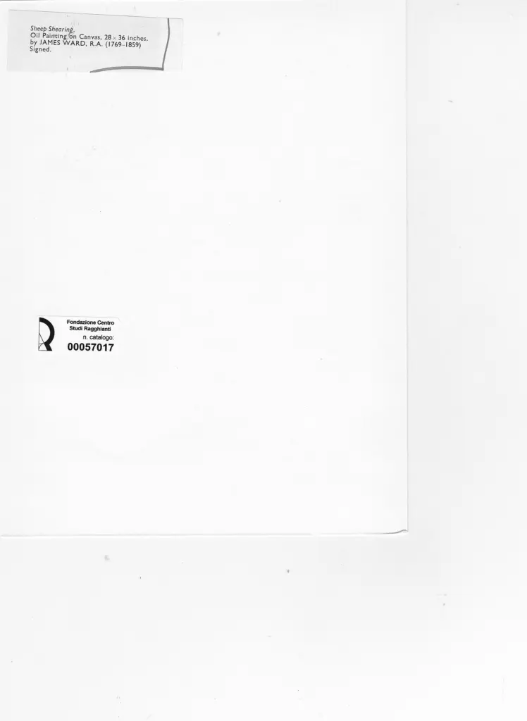 Anonimo , Ward, James - sec. XVIII/ XIX - Sheep Shearing , retro