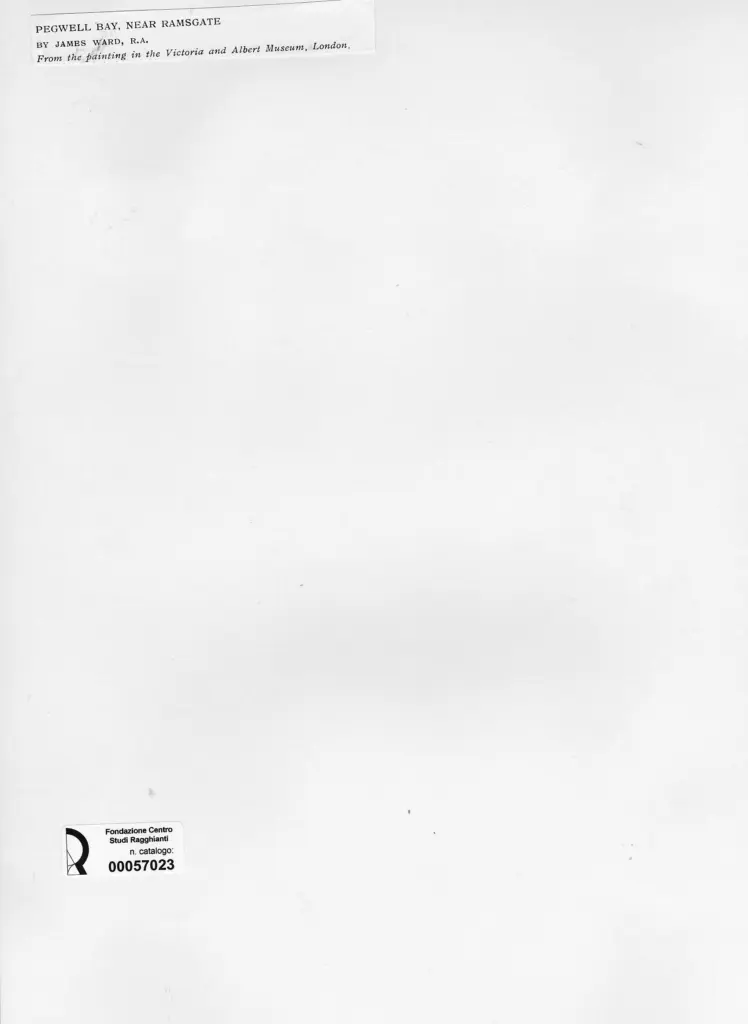 Anonimo , Ward, James - sec. XVIII/ XIX - Pegwell bay, near Ramsgate , retro