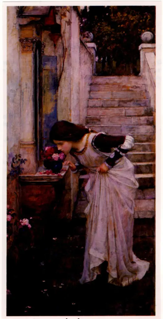 Anonimo , Waterhouse, John William - sec. XIX - The Shrine , fronte