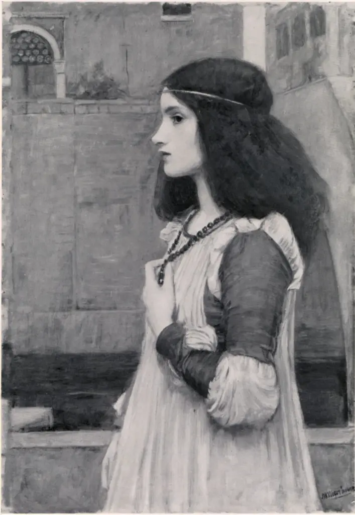 Waterhouse, John William , The Blue Necklace