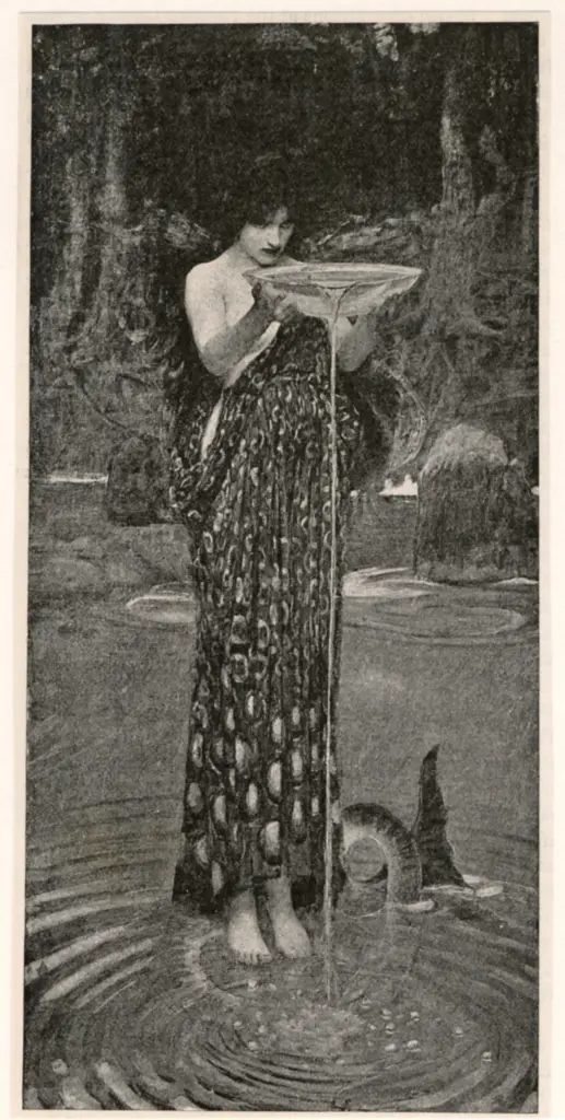 Anonimo , Waterhouse, John William - sec. XIX - Circe invidiosa , fronte