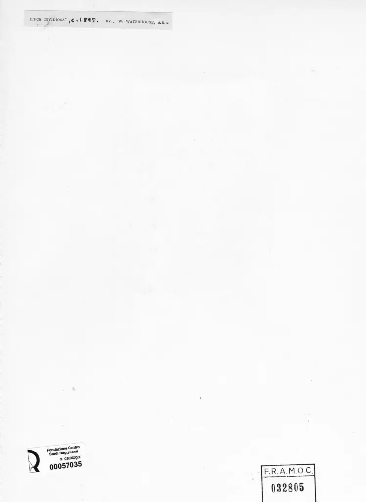 Anonimo , Waterhouse, John William - sec. XIX - Circe invidiosa , retro