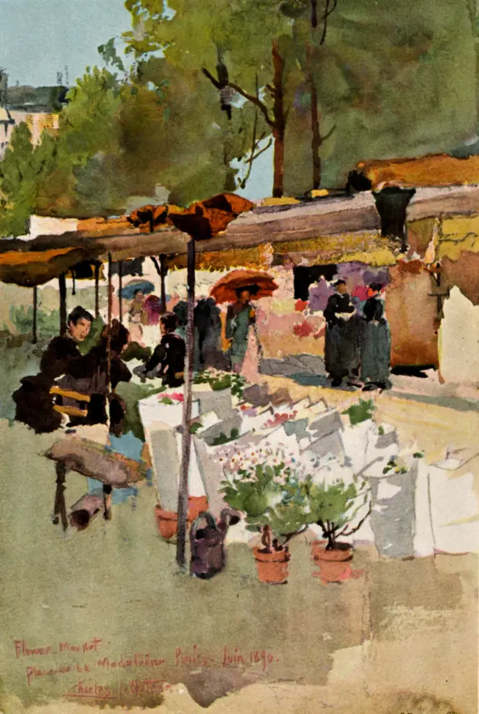 Watson, Charles J. , Il mercato dei fiori