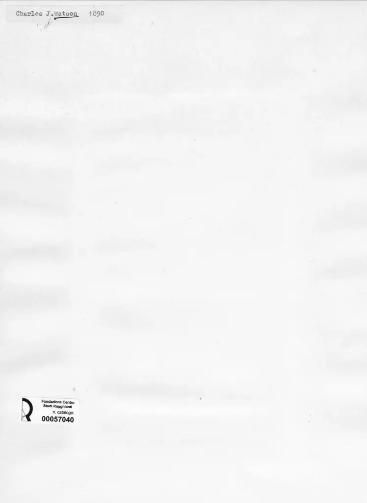 Anonimo , Watson, Charles J. - sec. XIX - Coutances , retro