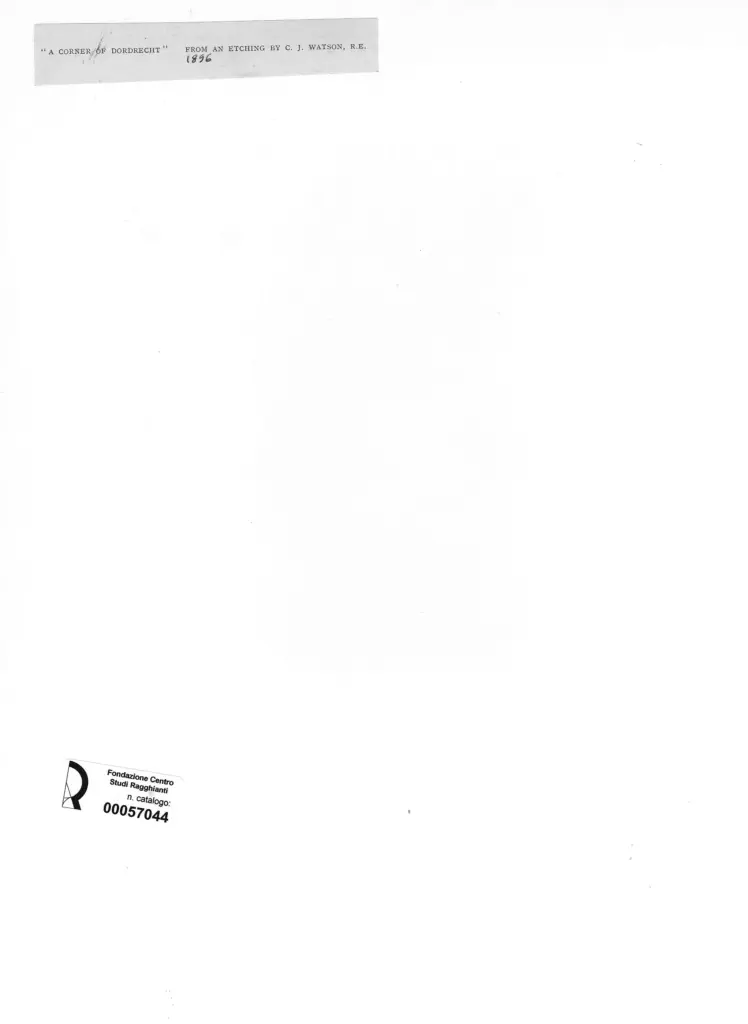 Anonimo , Watson, Charles J. - sec. XIX - A Corner of Dordrecht , retro