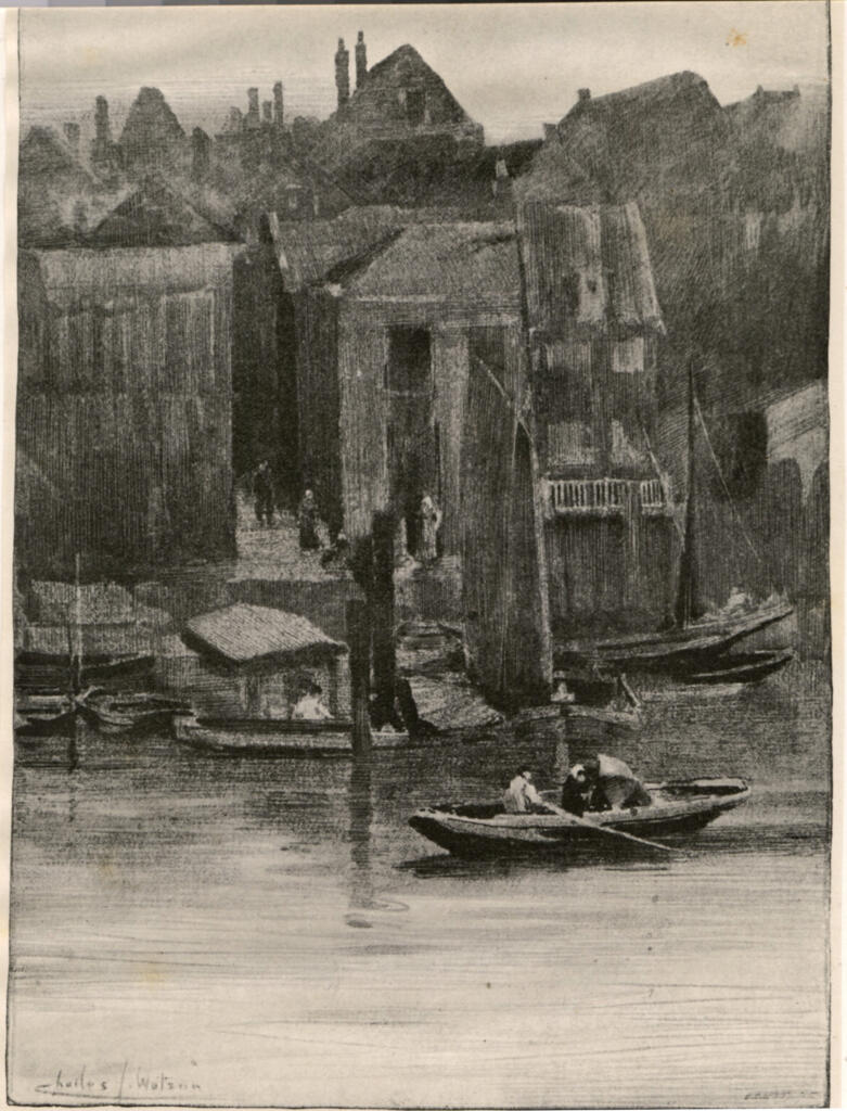 Watson, Charles J. , - Barche lungo il fiume